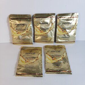 5x Pantene Gold Deep Hydrating Co-Wash Cleansing Restore Dry Damaged Hair Travel